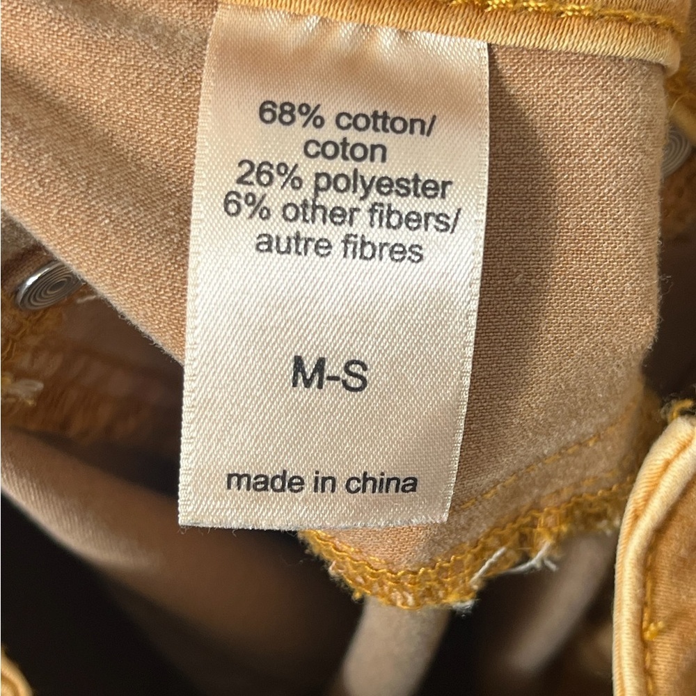 Maurices Women's Gold ankle length jeggings - Picture 2 of 4